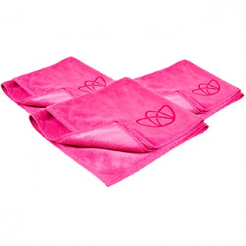 3 Stück Mikrofasertücher 40x40cm rosa