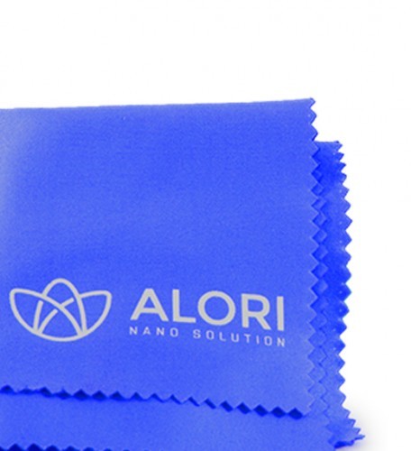Mikrofasertuch 14x14 cm blau